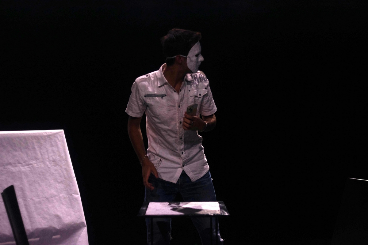 on. Digital photo from spectacle